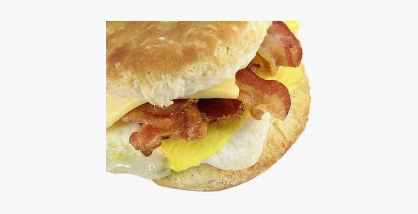 Bacon Egg And Cheese Biscuit, Breakfast - Bacon, transparent png download