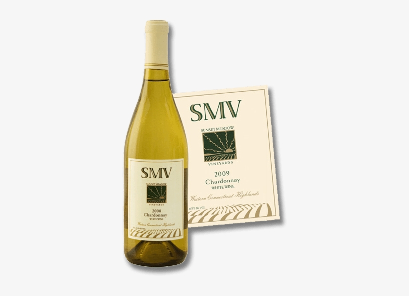 Chardonnay - Glass Bottle, transparent png download