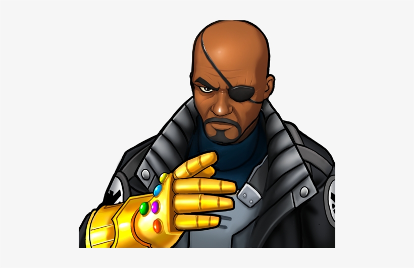 Nick Fury - Nick Fury Infinity Gauntlet, transparent png download