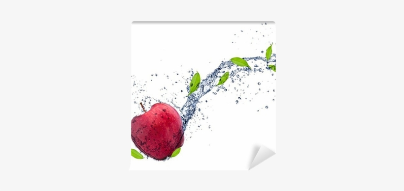 Red Apple In Water Splash, Isolated On White Background - Eurographics Glasbild Healthy Kiwi 20 Cm X 20 Cm, transparent png download