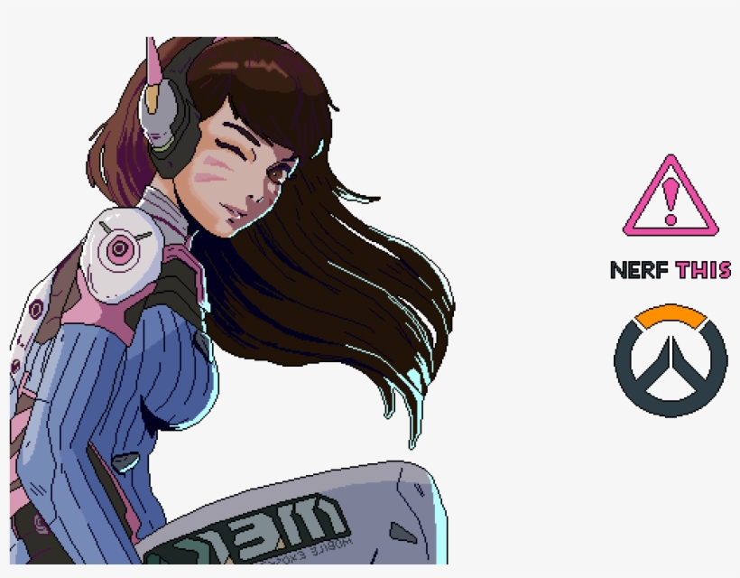 Dva Nerf This D Va Nerf PNG Image Transparent PNG Free Download on