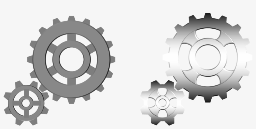 Gears Clipart Transparent Background - Gears Clipart No Background, transparent png download
