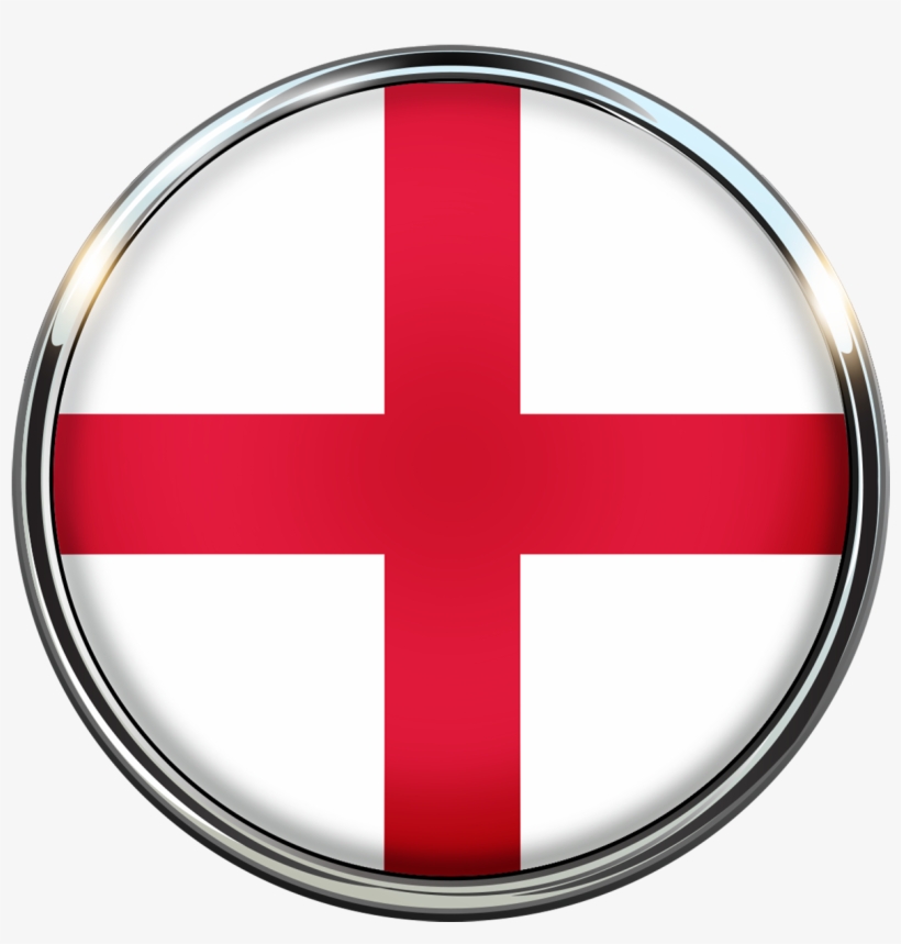 England Flag Circle 1524478 - Walgreens Blue Dye Pregnancy Test, transparent png download
