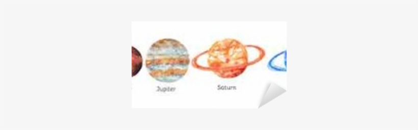 Mercury, Venus, Earth, Mars, Jupiter, Saturn, Uranus, - Amazingwall Sparking Crystal Planet Wall Self Adhesive, transparent png download