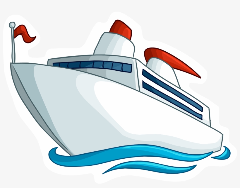 Cruise Ship Pin - Ship Clipart, transparent png download
