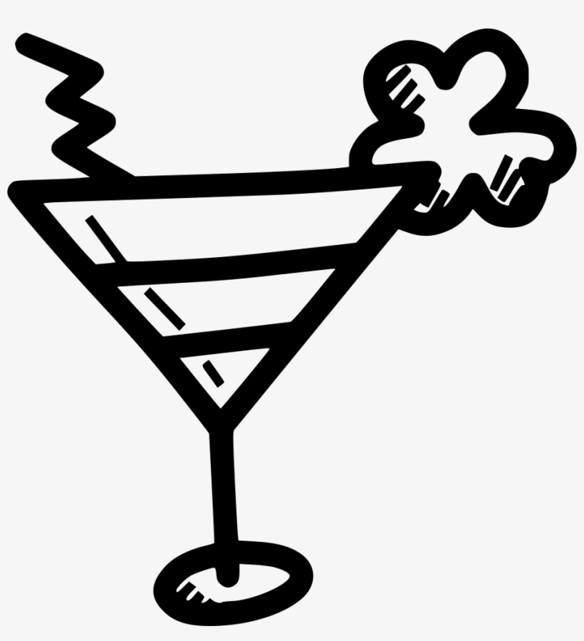 Cocktail Mocktail Drink Shamrock Comments - Mocktail Icon, transparent png download