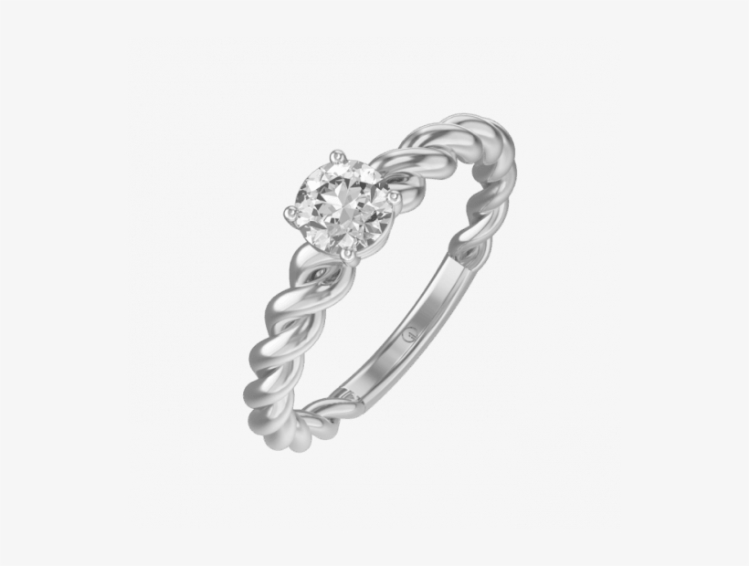 40 Ct Marissa Solitaire Engagement Ring In White Gold - Nouveauté Bracelet Aimanté Femme En Titane, transparent png download