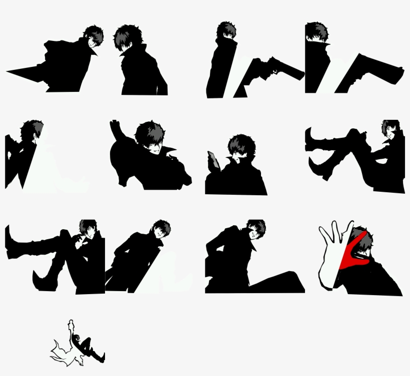 Click For Full Sized Image Menu Portraits - Sonic Persona 5, transparent png download