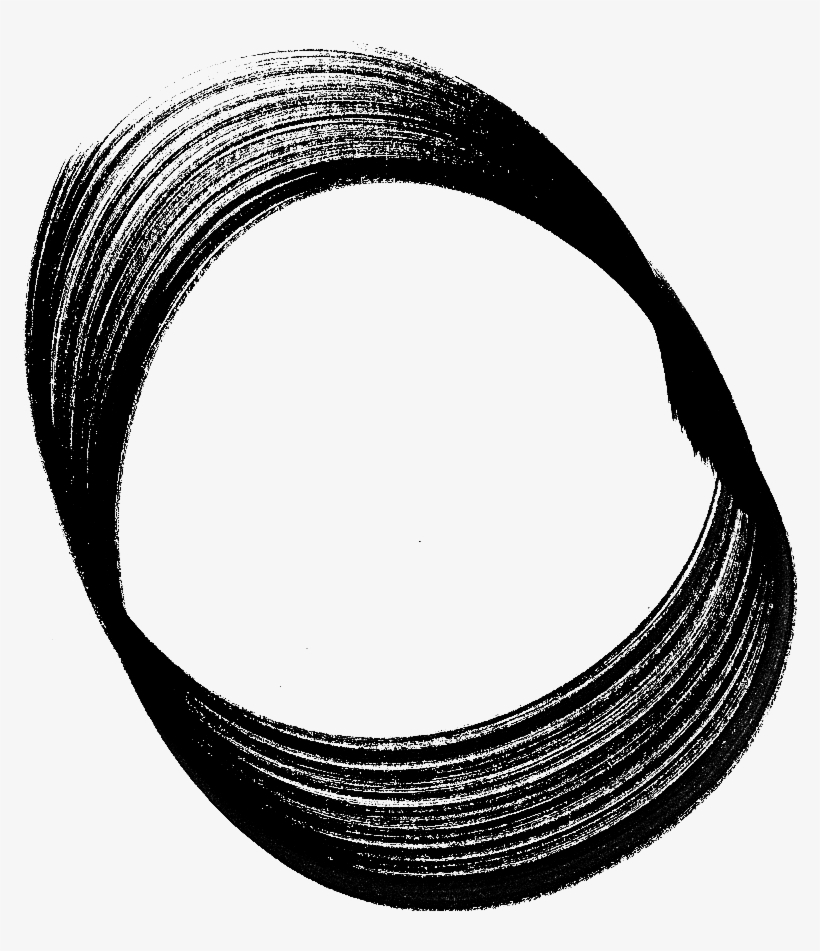 Blackbrush - Circle, transparent png download