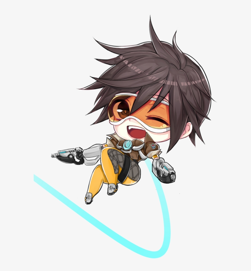 Chibi Tracer - Tracer, transparent png download