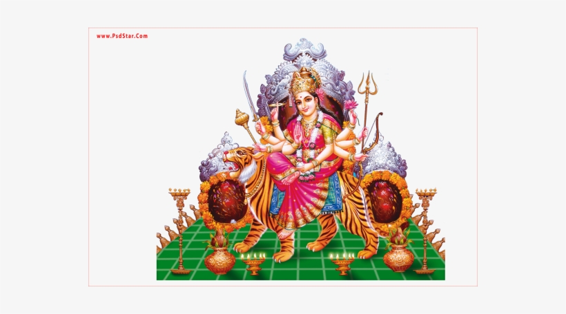 Maa Durga High Resolution Full Hd - Maa Durga Image Hd Png, transparent png download