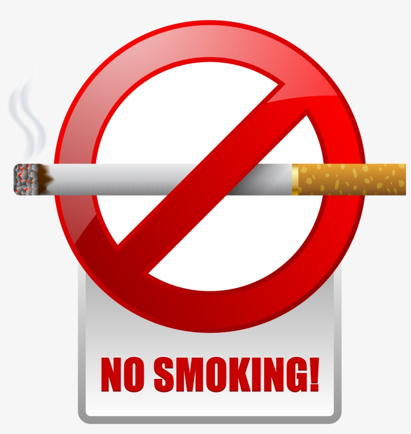 Red No Smoking Warning Sign Png Clipart - No Smoking Logo Png, transparent png download