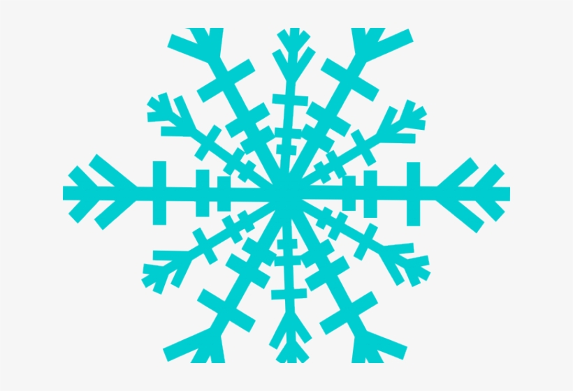 Snowflakes Clipart Teal - Purple Snowflake, transparent png download