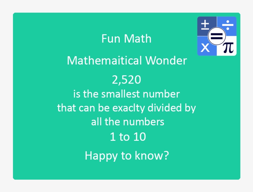 Division Fact - Number, transparent png download