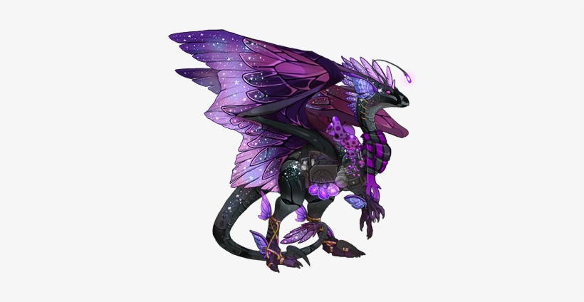 40545064 350 - Flight Rising Vampire Dragon, transparent png download