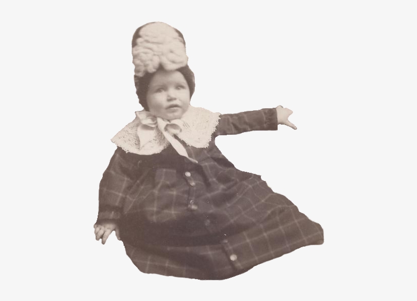 Vintage Baby With A Funny Hat Free Png Image - Vintage Clothing, transparent png download