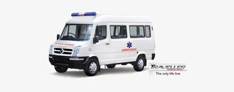 Traveller Ambulance - Tempo Traveller New Model, transparent png download