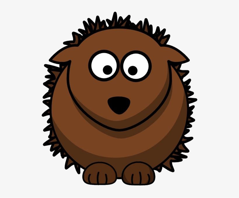 Little Brown Hedgehog - Hedgehog Clipart, transparent png download