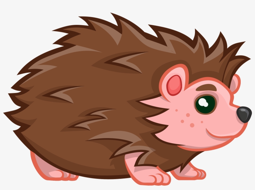 Sleeping Hedgehogs Mummy And Baby Art Print Newborn - Hedgehog Clipart, transparent png download
