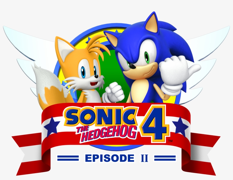 Sonic 4 The Hedgehog Logo Png Imagens E Moldes - Sonic 4 Episode 2 Logo, transparent png download