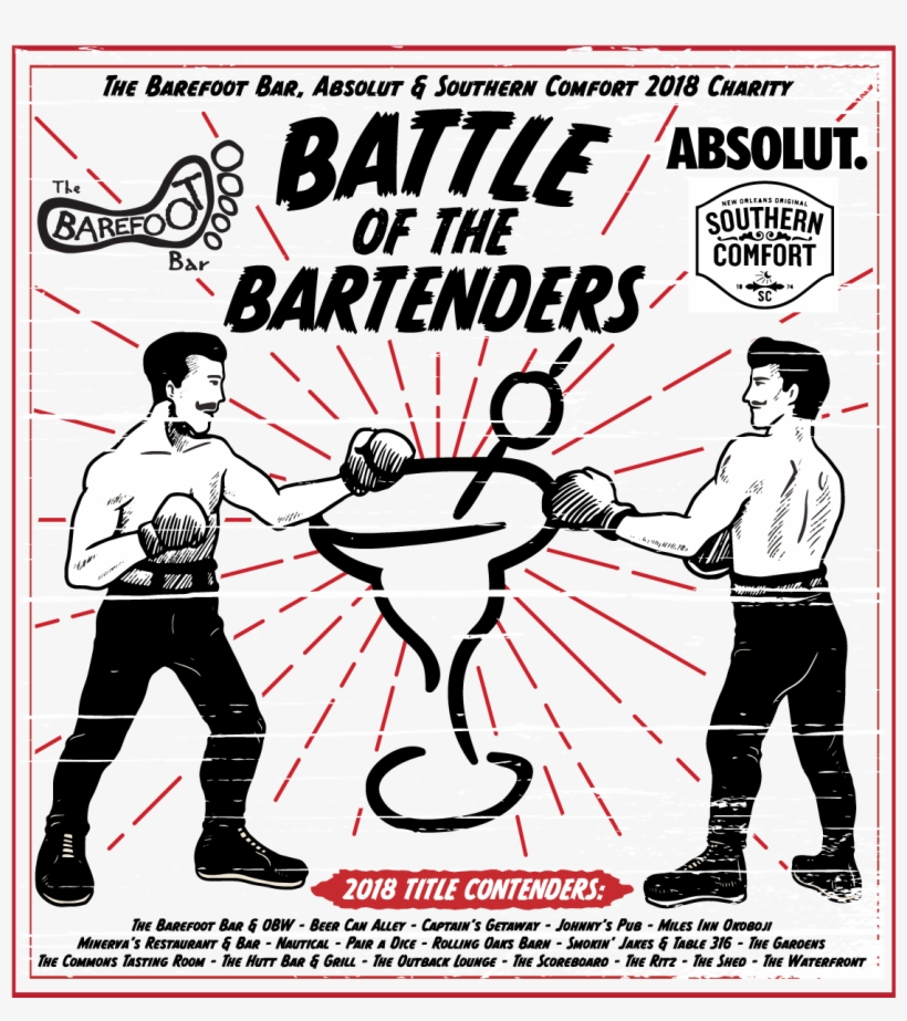 Battle Of The Bartenders - Poster, transparent png download