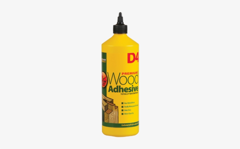 Everbuild - D4 Wood Adhesive 1ltr, transparent png download