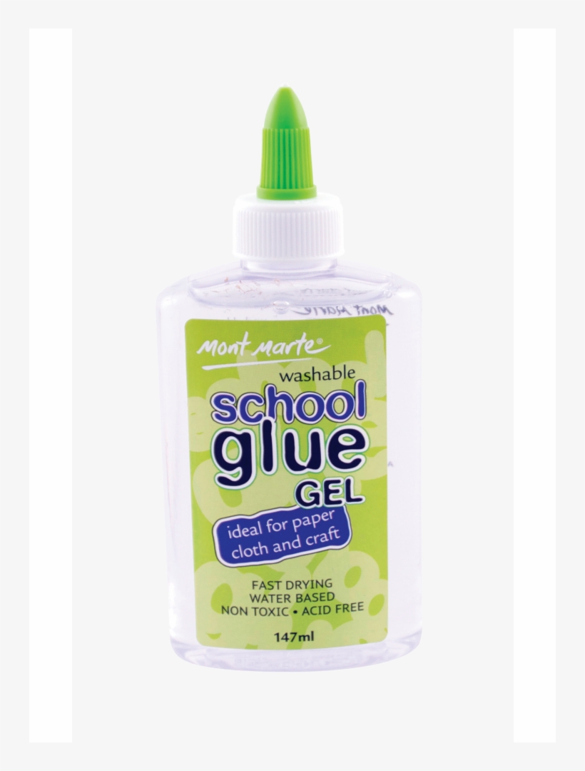 Clear School Glue 147ml Washable - Mont Marte Clear School Glue, transparent png download