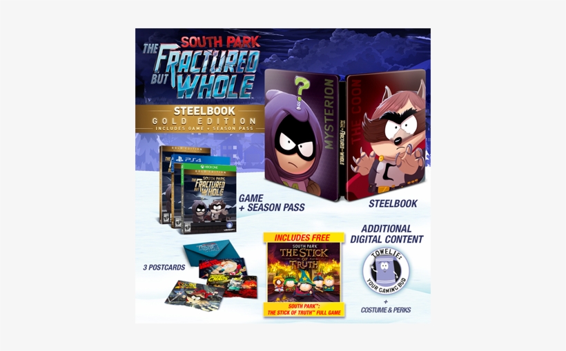 User-added Image - South Park Fractured But Whole Gold Edition, transparent png download