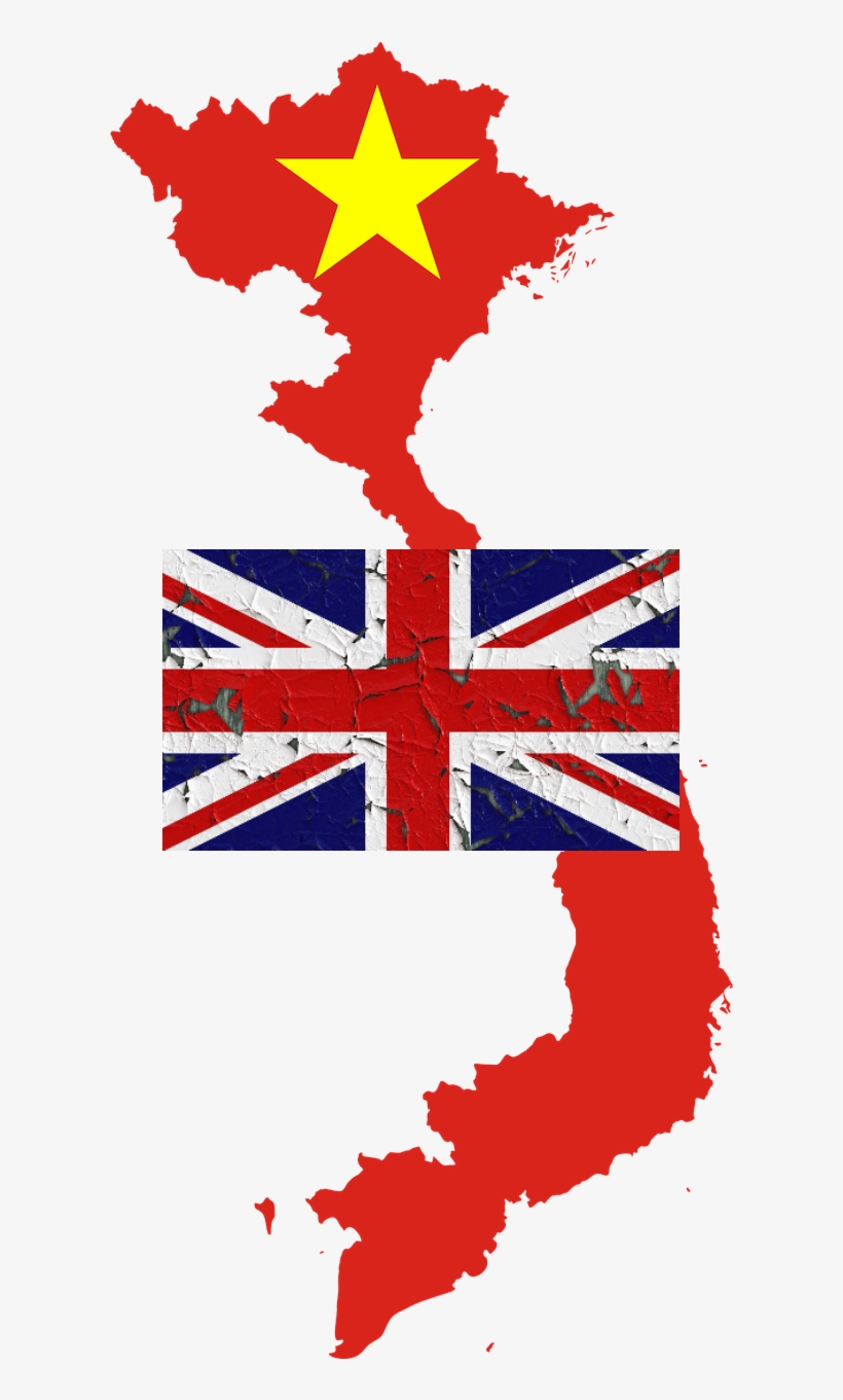 Here Are Some Common Mistakes Made By Vietnamese, Based - Vietnam Flag Map, transparent png download