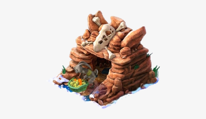 Larger Pirate Cave - Gingerbread, transparent png download
