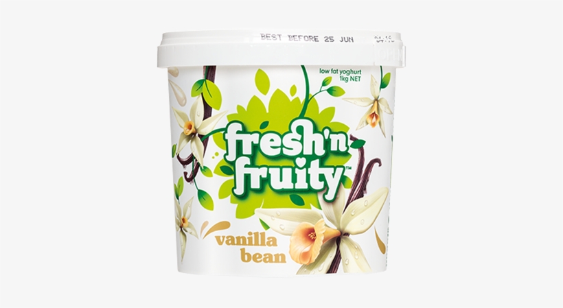 Fresh 'n Fruity Yoghurt Vanilla Bean 1kg - Fresh N Fruity, transparent png download
