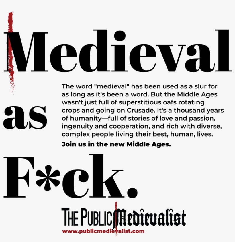 “medieval As F*ck” Tote Bag - Holiday Post, transparent png download