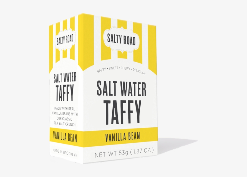Baby Vanilla Bean Taffy - Salty Road Vanilla Salt Water Taffy - 3.5 Oz Box, transparent png download