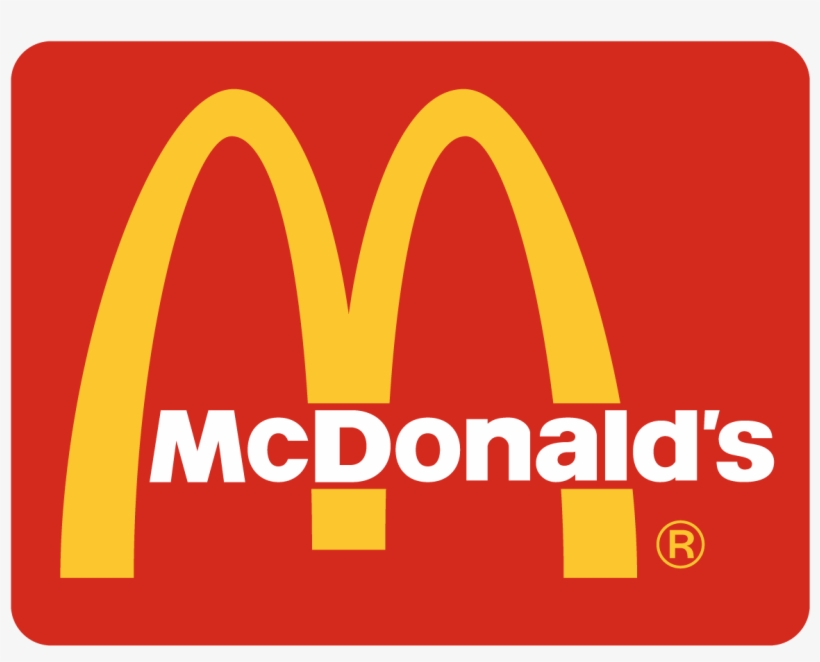 Mcdonalds Red Background Logo Vector - High Resolution Mcdonalds Logo, transparent png download