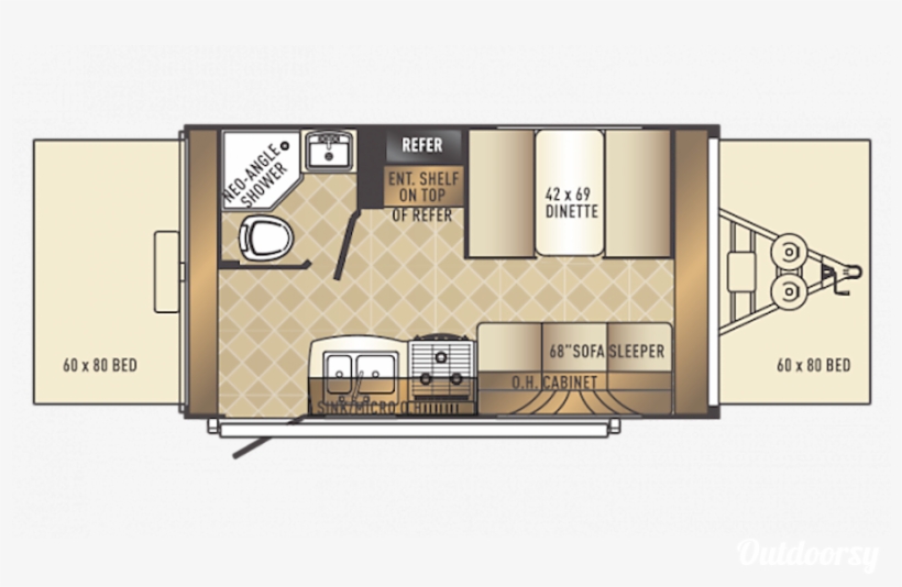 2019 Palomino Solaire Expandable 147x Mississauga, - Recreational Vehicle, transparent png download
