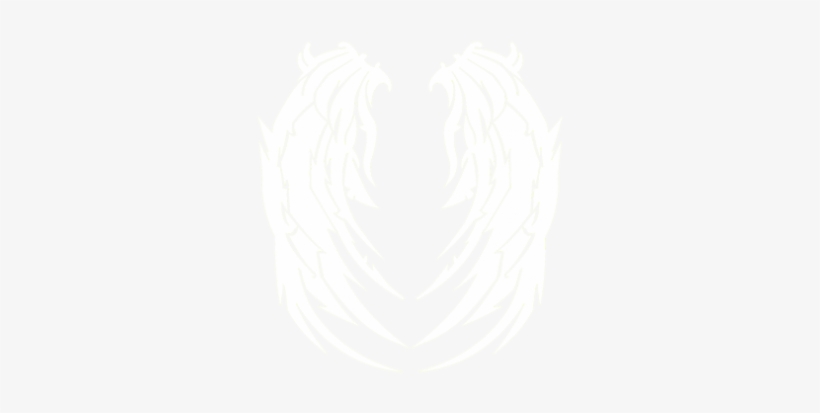 A Pair Of White Wings Design By Pu - Emblem, transparent png download