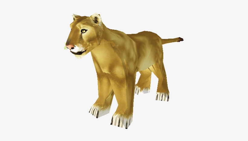 Download Zip Archive - Zoo Tycoon Lioness Png, transparent png download