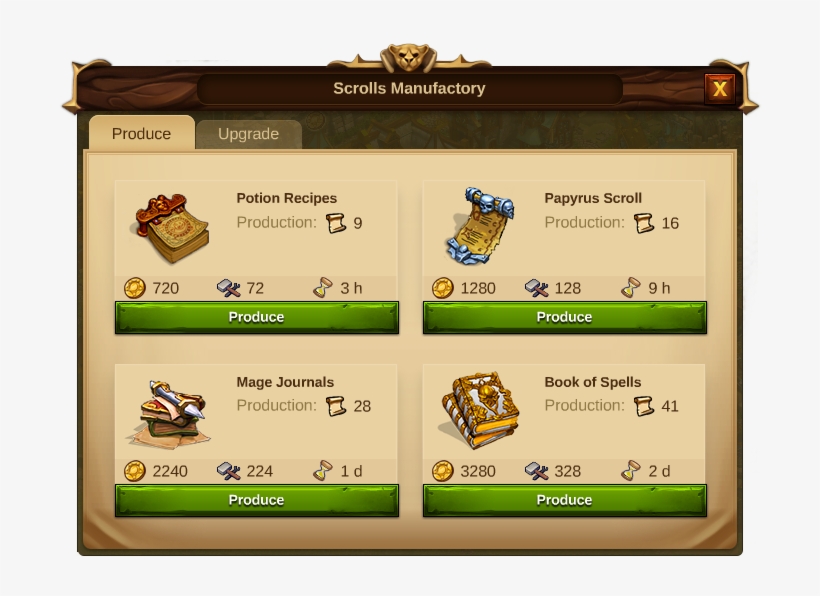 Scrolls Goods Production - Elvenar Cout Manufacture De Parchemin, transparent png download