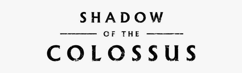 Shadow Of The Colossus Ps4 Cheats - Shadow Of The Colossus Logo Png, transparent png download