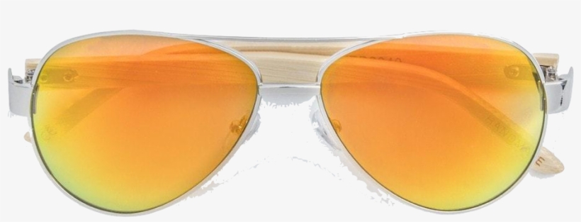 Bamboo Aviator Sunglasses - Aviator Sunglasses, transparent png download