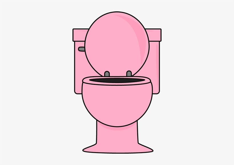 Transparent Library Clip Art Images Pink Toilet With - Toilet Clipart, transparent png download