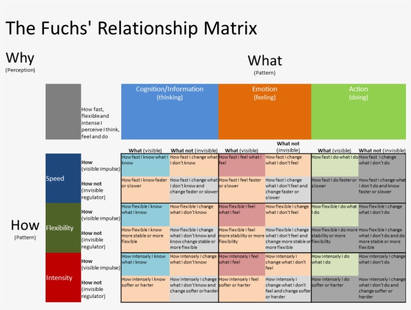 Fuchs Relationship Matrix - Wikimedia Commons, transparent png download