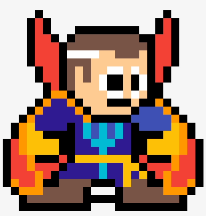 Doctor Strange - Dr Strange 8 Bit PNG Image | Transparent PNG Free ...