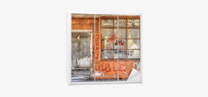 Dilapidated Office In An Abandoned Factory Wardrobe - Visual Arts, transparent png download