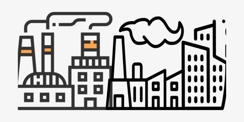 China Shutdown Due To Pollution Crack Down - Factories Transparent, transparent png download