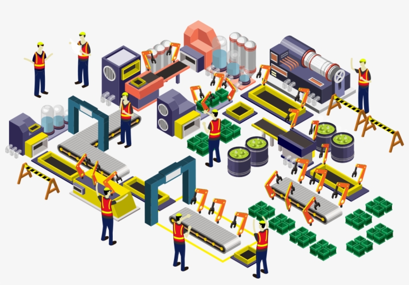 3d Factory Png Download - Factory Floor Clipart, transparent png download