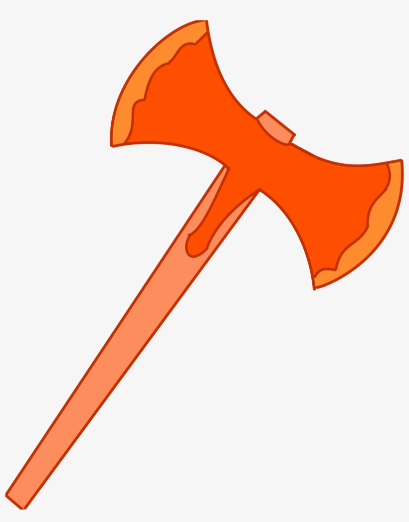 Red Topaz's Battle Axe - Steven Universe Battle Axe, transparent png download