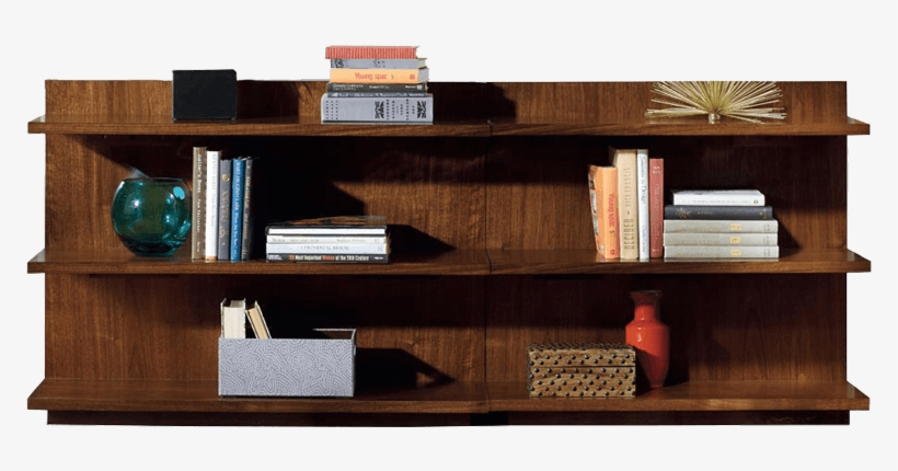 Brown Kids Wall Bookshelf With A Classy Profile - Bookshelf Png, transparent png download