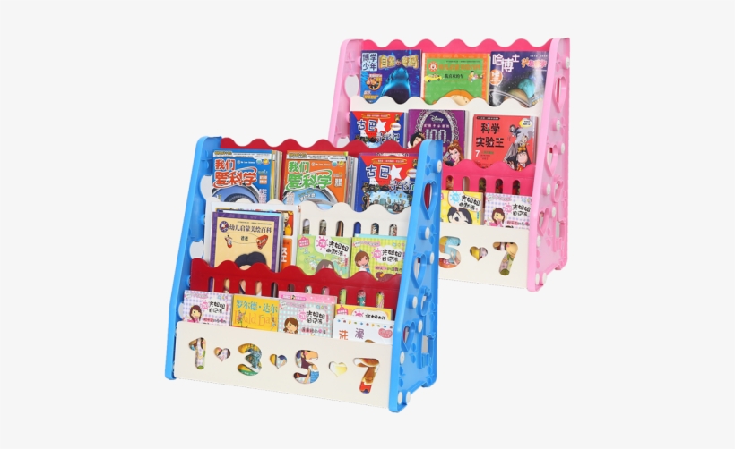 Tier Colourful Kids Bookshelf - Bookcase, transparent png download