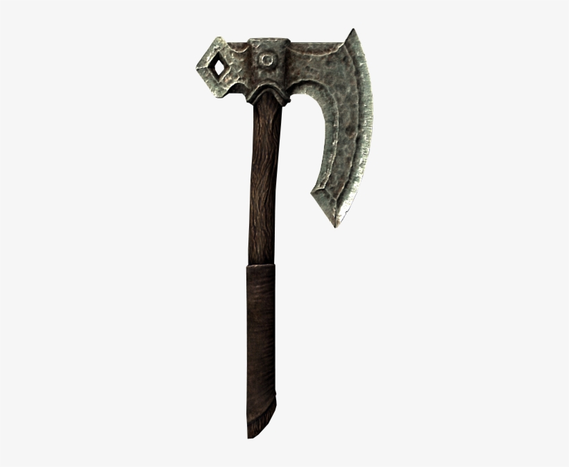 "hew" This Is A Rusty Old Battleaxe Of Dwarvish Manufacture - Hacha De Guerra De Una Mano, transparent png download